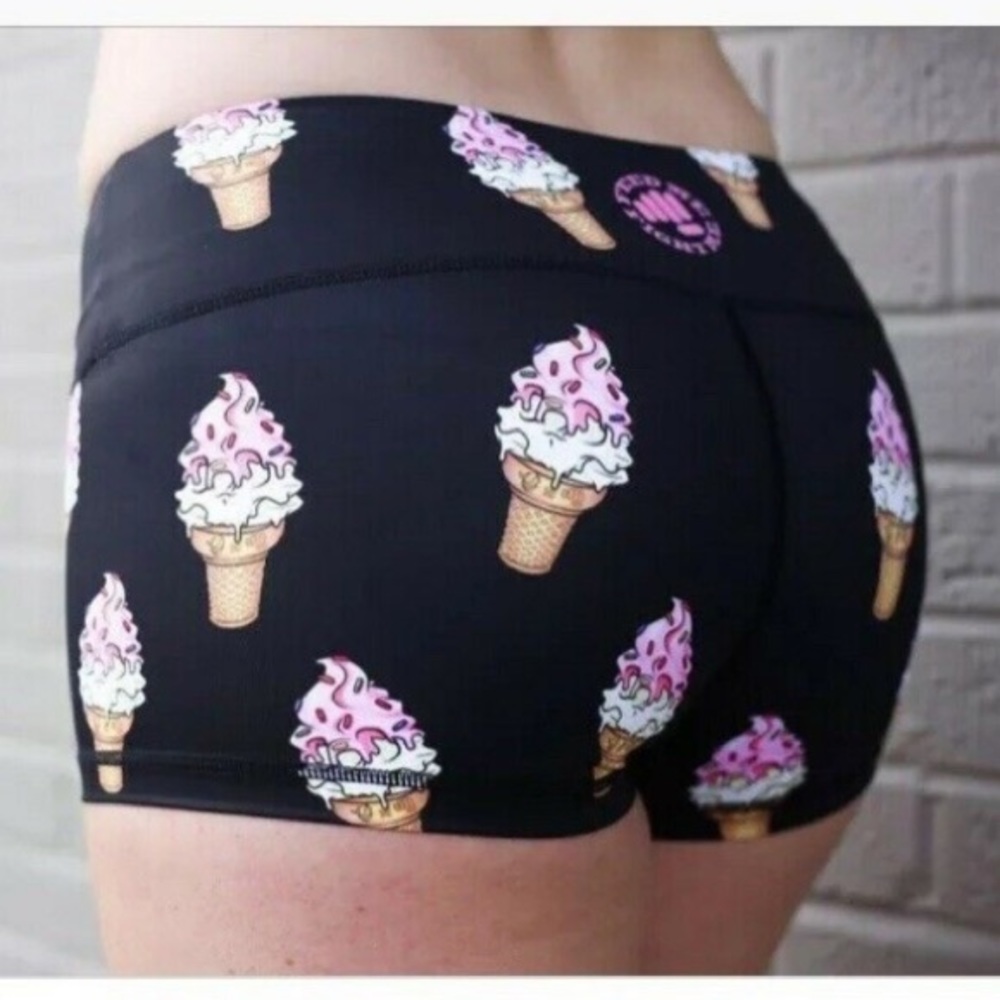 FEED ME FIGHT ME Ice Cream woman shorts